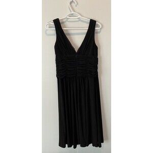 Davids Bridal, Black Cocktail Formal Sleeveless Dress. Women's Size 10